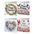 Handmade Greeting Cards DIY Diamond Art Cards Diamond Painting Christmas Cards Arts Crafts for Birthday Thanksgiving Day