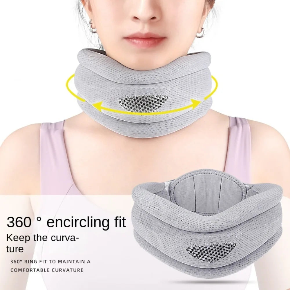 Sponge Neck Support Brace Vertebrae Recovery Firm Head Pillows Neck Spine Stabilizer Comfort Breathable Cervical Traction Device