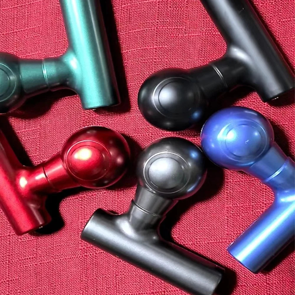 Mini electric fascia gun high-frequency multifunctional mini massage gun USB charging 3 massage gears compact and lightweight