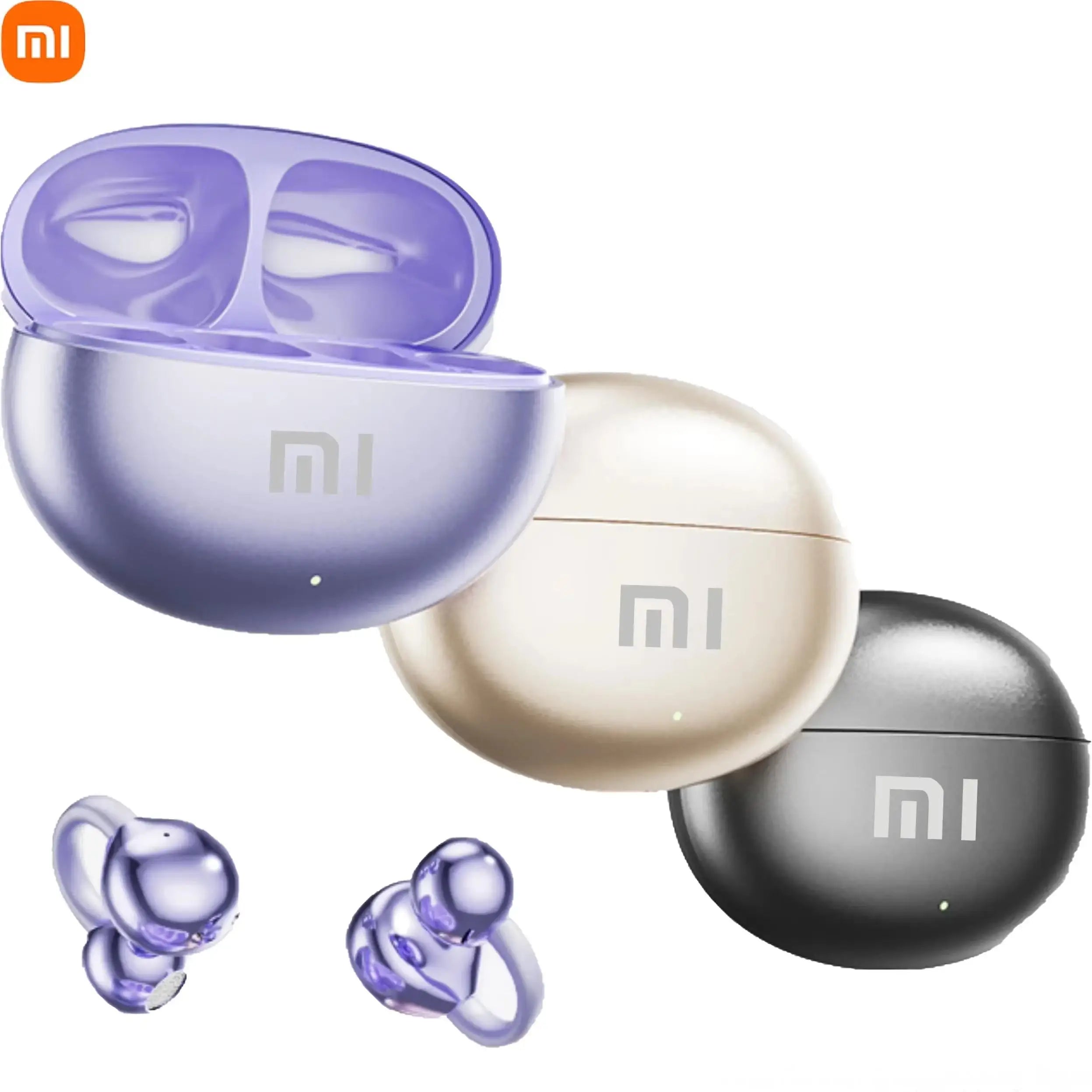 XIAOMI M91 Wireless Translation Earphones With Open Ear Clip Sports Bluetooth 5.4 ENC Noise Cancelling Earphones With Microphone