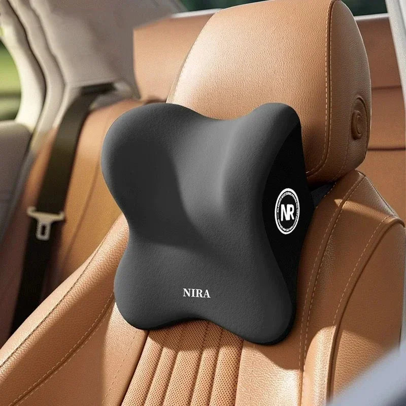 New Car Lumbar Support Pillow Memory FoamAuto Neck Pillow Waist Support Removable Washable Backrest Universal Vehicle Cushion