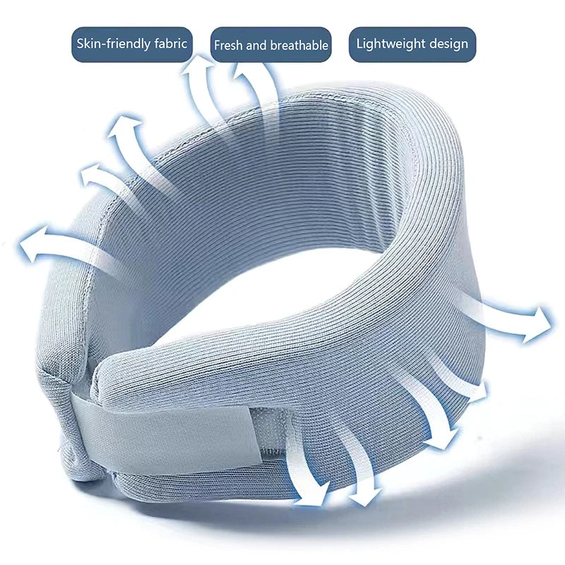 Neck Support Cervical Brace Cervicorrect Adjustable Foam Cervical Collar For Relieve Cervical Pain Airplane Travel Nap Health