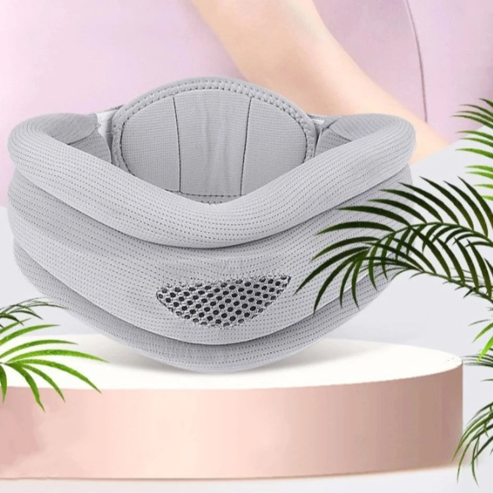 Sponge Neck Support Brace Vertebrae Recovery Firm Head Pillows Neck Spine Stabilizer Comfort Breathable Cervical Traction Device