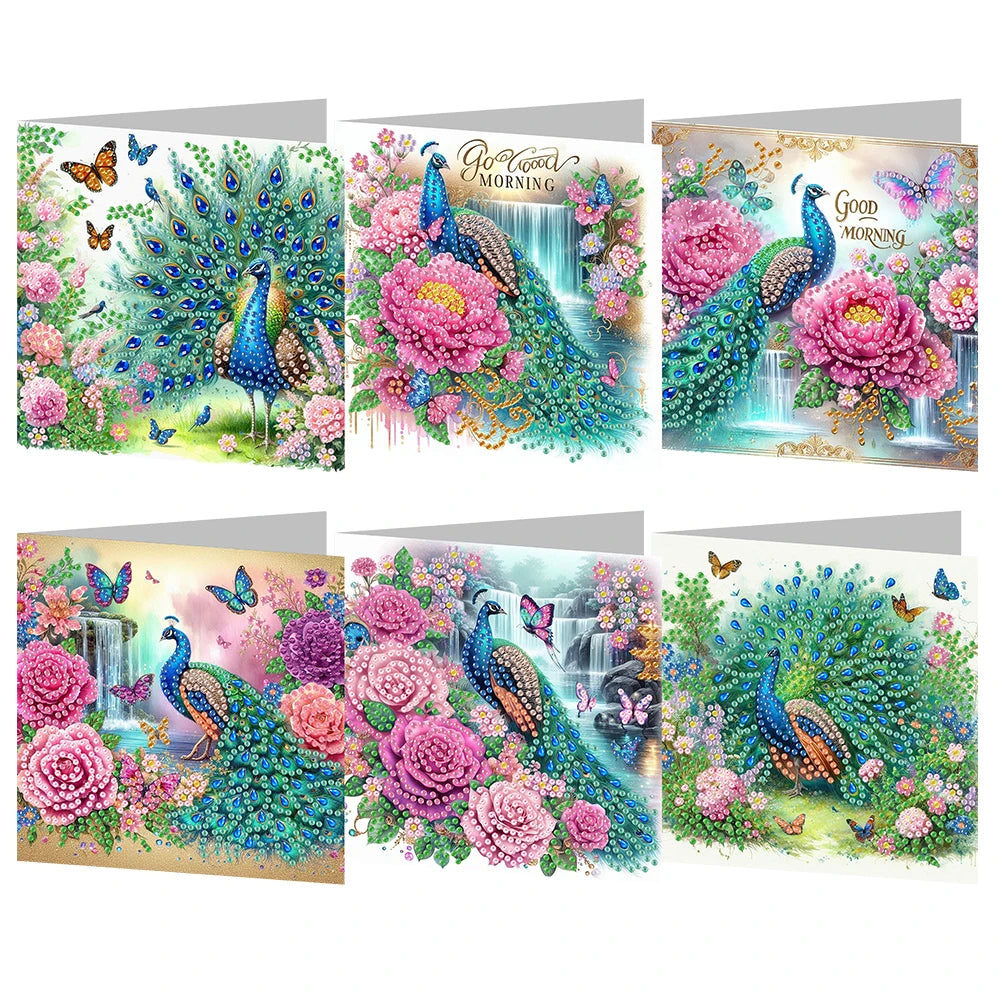 Handmade Greeting Cards DIY Diamond Art Cards Diamond Painting Christmas Cards Arts Crafts for Birthday Thanksgiving Day
