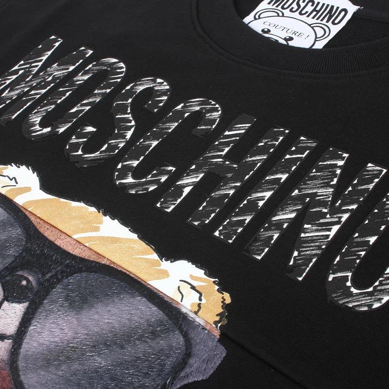 Fashion Trendy Brand  Autumn and Winter New Sweater Casual Printing Montbell Letter Round Neck Long Sleeve Couple Trend Pullover