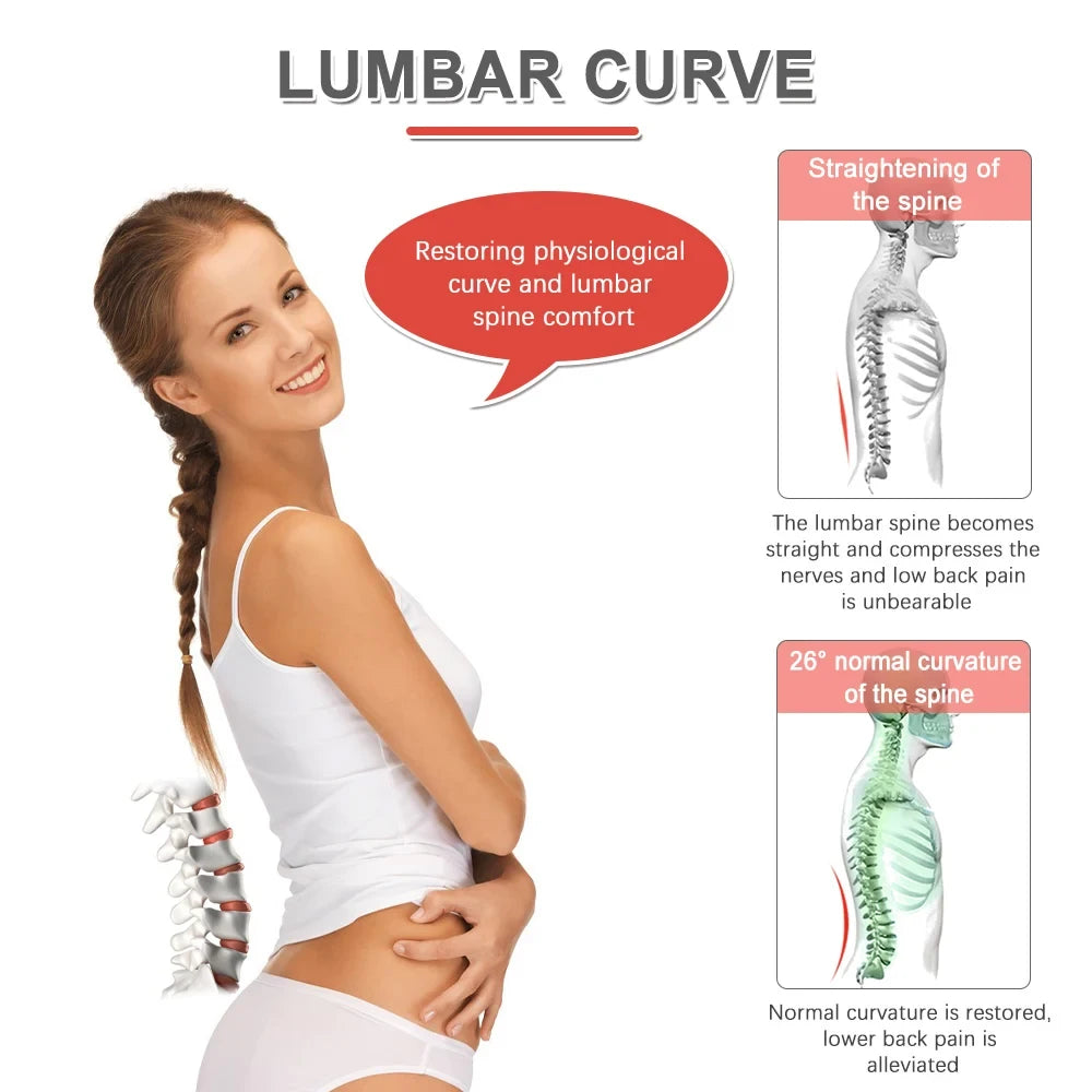 5 Support Back Brace for Lower Back Pain Relief Lumbar Support Belt with Lumbar Pad Ergonomic Design for Herniated Disc Sciatica