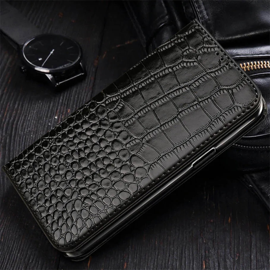 Luxury Leather Wallet Phone Case For iPhone 16 Pro Max 16e 12 Mini 13 14 15 11 Pro Max XR XS 7 8 Plus X book Full Business Cover