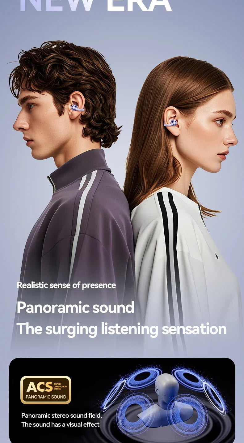 XIAOMI M91 Wireless Translation Earphones With Open Ear Clip Sports Bluetooth 5.4 ENC Noise Cancelling Earphones With Microphone