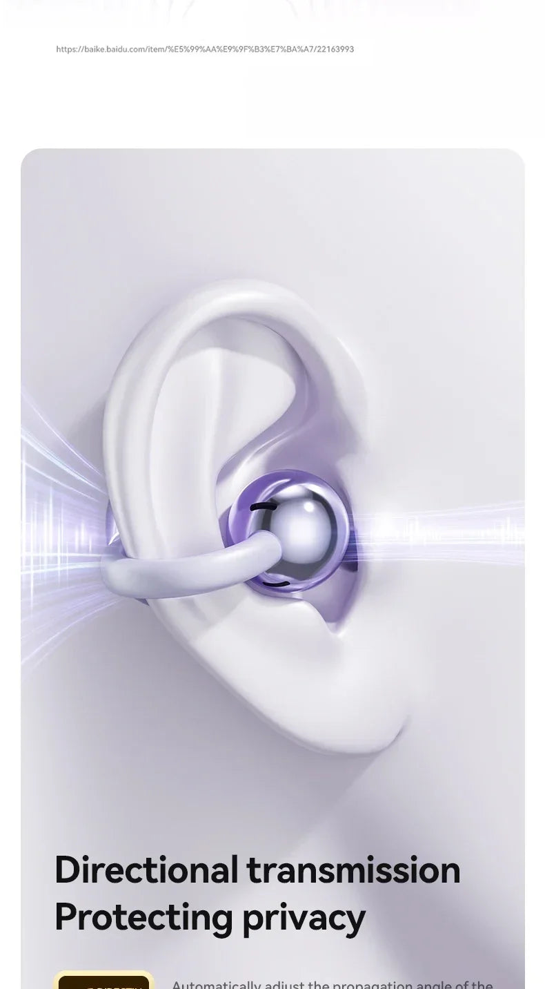 XIAOMI M91 Wireless Translation Earphones With Open Ear Clip Sports Bluetooth 5.4 ENC Noise Cancelling Earphones With Microphone