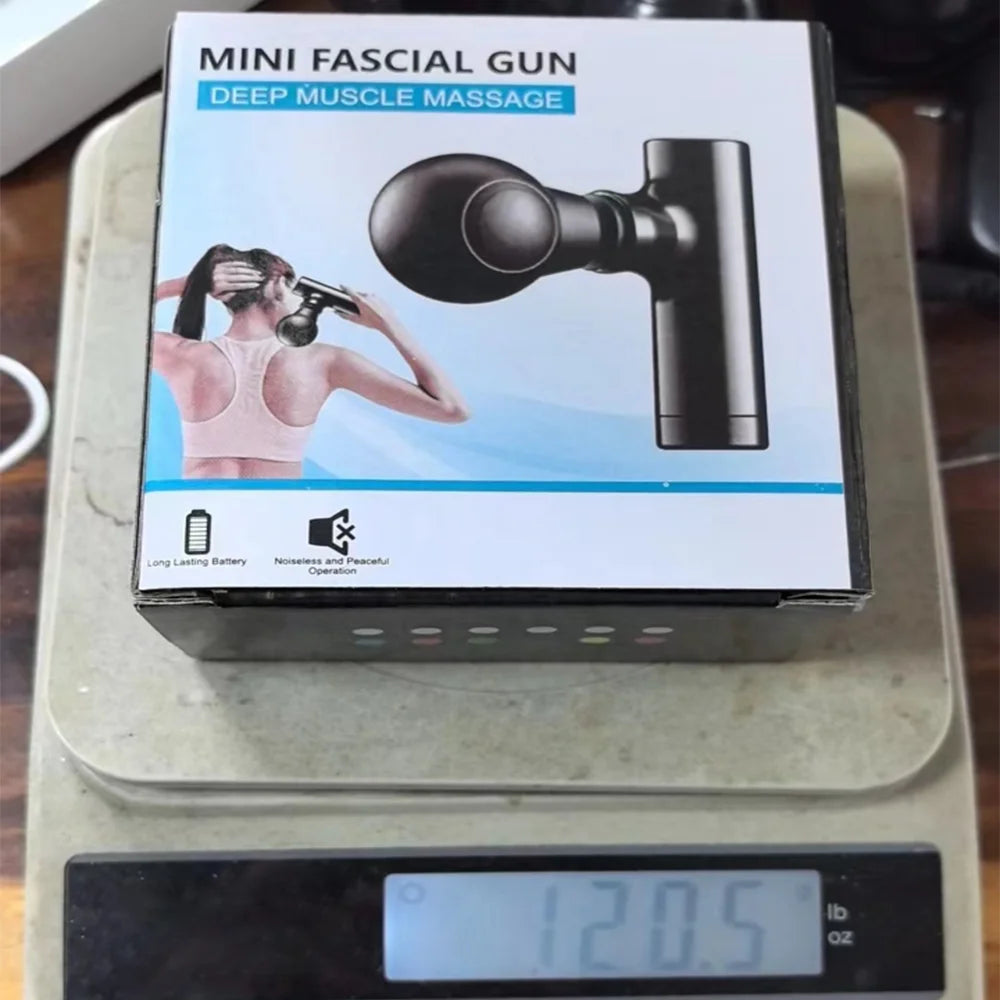 Mini electric fascia gun high-frequency multifunctional mini massage gun USB charging 3 massage gears compact and lightweight