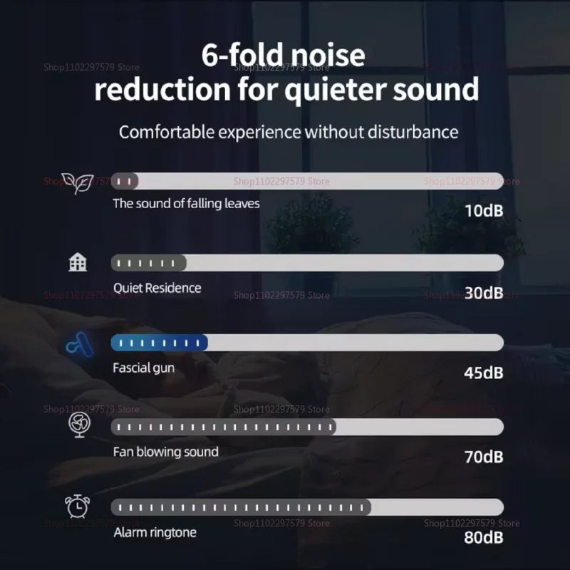 Mini Fascial Massage Gun Electric Percussion Pistol Massager Body Relaxation With LED Touch Screen 4Replaceable Massage Head