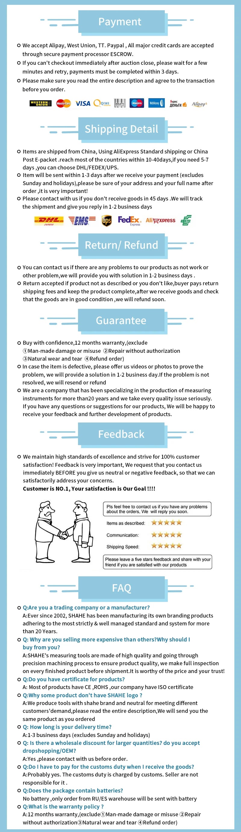 SHAHE New Hardened Stainless Steel 0-150mm Digital Caliper Vernier Calipers Micrometer Electronic Vernier Caliper Measuring Tool