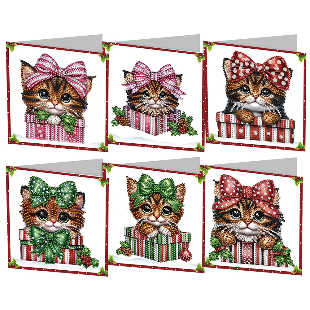 Handmade Greeting Cards DIY Diamond Art Cards Diamond Painting Christmas Cards Arts Crafts for Birthday Thanksgiving Day