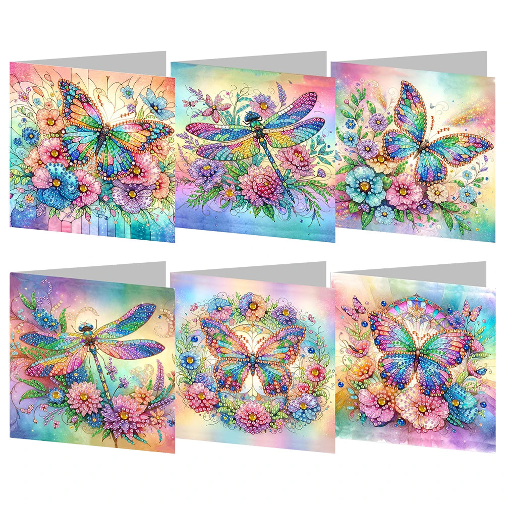Handmade Greeting Cards DIY Diamond Art Cards Diamond Painting Christmas Cards Arts Crafts for Birthday Thanksgiving Day