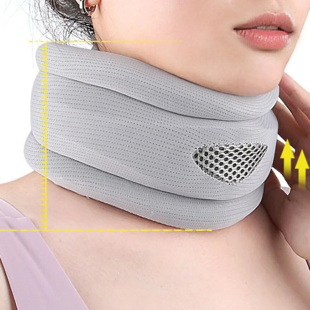 Sponge Neck Support Brace Vertebrae Recovery Firm Head Pillows Neck Spine Stabilizer Comfort Breathable Cervical Traction Device