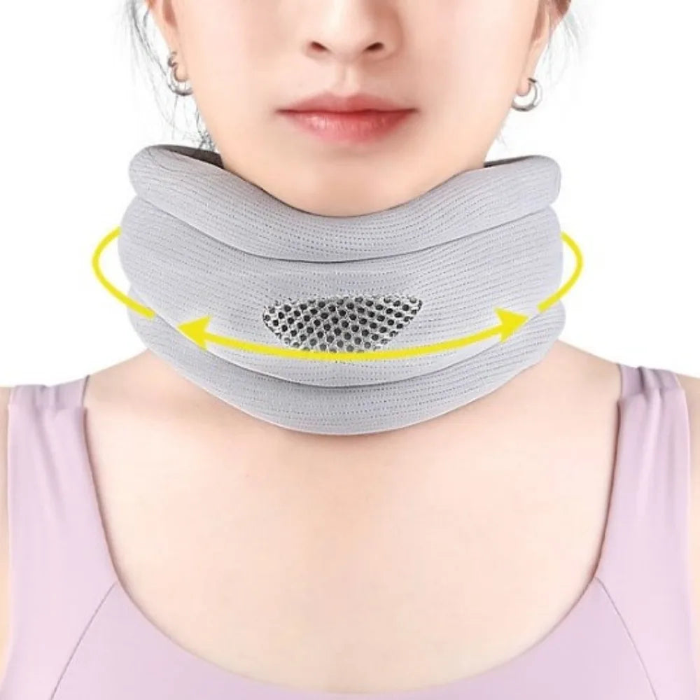 Sponge Neck Support Brace Vertebrae Recovery Firm Head Pillows Neck Spine Stabilizer Comfort Breathable Cervical Traction Device