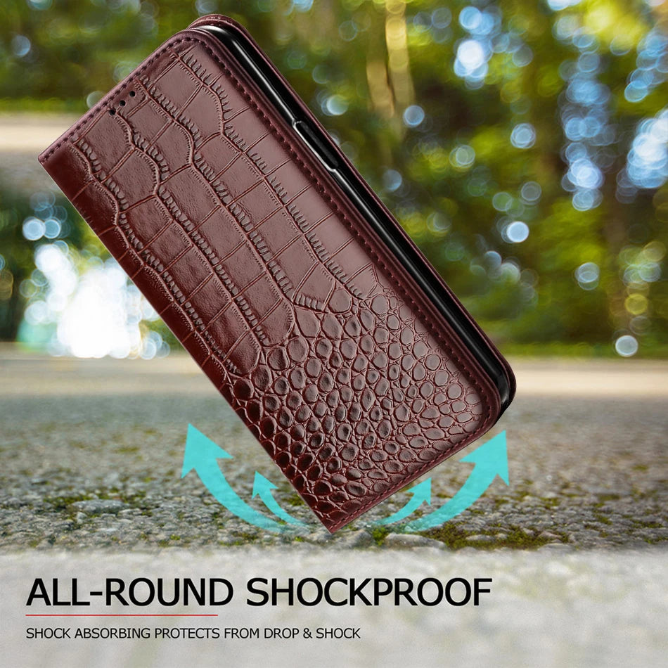 Luxury Leather Wallet Phone Case For iPhone 16 Pro Max 16e 12 Mini 13 14 15 11 Pro Max XR XS 7 8 Plus X book Full Business Cover