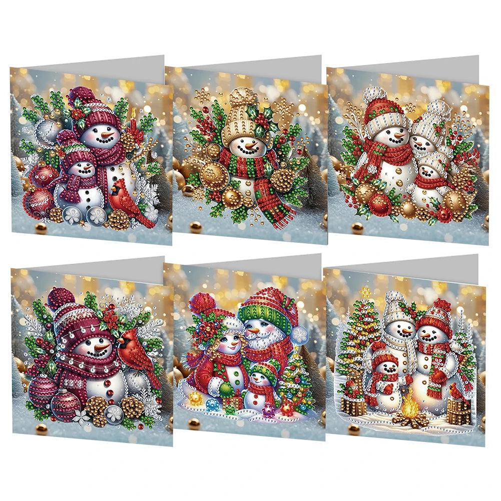 Handmade Greeting Cards DIY Diamond Art Cards Diamond Painting Christmas Cards Arts Crafts for Birthday Thanksgiving Day