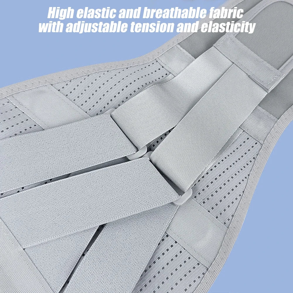 5 Support Back Brace for Lower Back Pain Relief Lumbar Support Belt with Lumbar Pad Ergonomic Design for Herniated Disc Sciatica