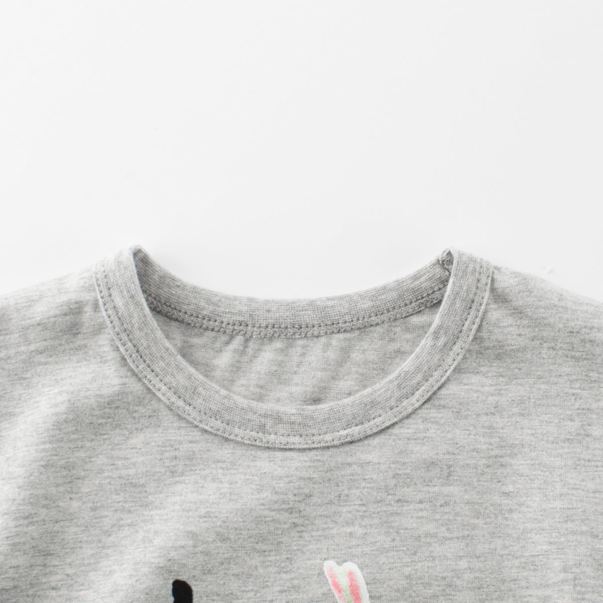 Summer Girls’ Animals Cartoon Print T-shirt in European and American Style