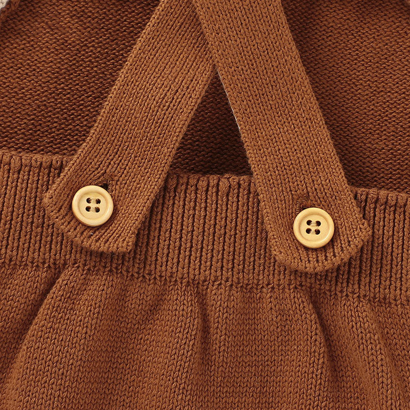 Baby Boy And Girl Lace Design Solid Color Sleeveless Onesies